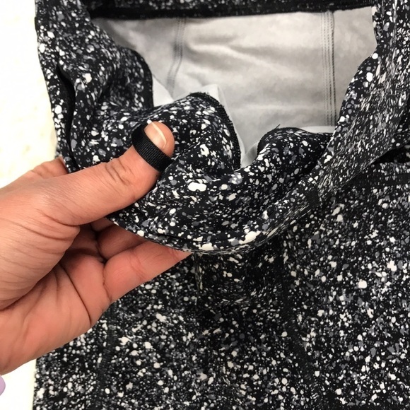 Lululemon Tight Stuff Tight II Splatter White Black / Black - Picture 5 of 8